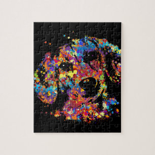 Colorful Dachshund dog - Doxie Jigsaw Puzzle