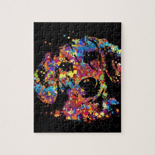 Colorful Dachshund dog  _ Doxie Jigsaw Puzzle