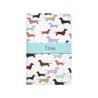 Colorful Dachshund Dog Journal