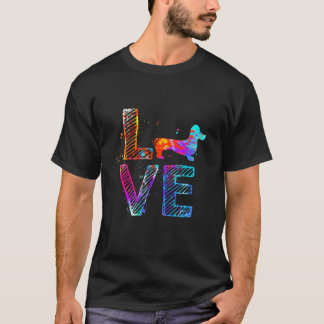 Colorful Dachshund Dog Mom Gifts Dachshund T-Shirt