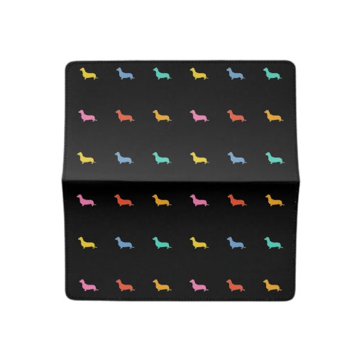 Colorful Dachshunds Checkbook Cover | Zazzle