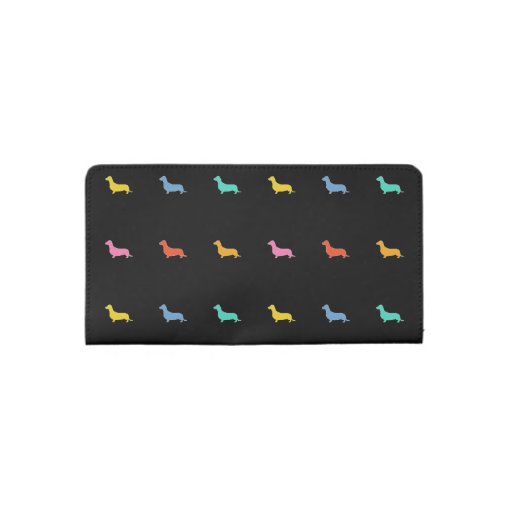 Colorful Dachshunds Checkbook Cover | Zazzle