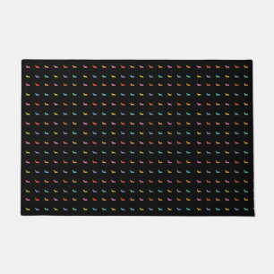 Colorful Dachshunds Doormat