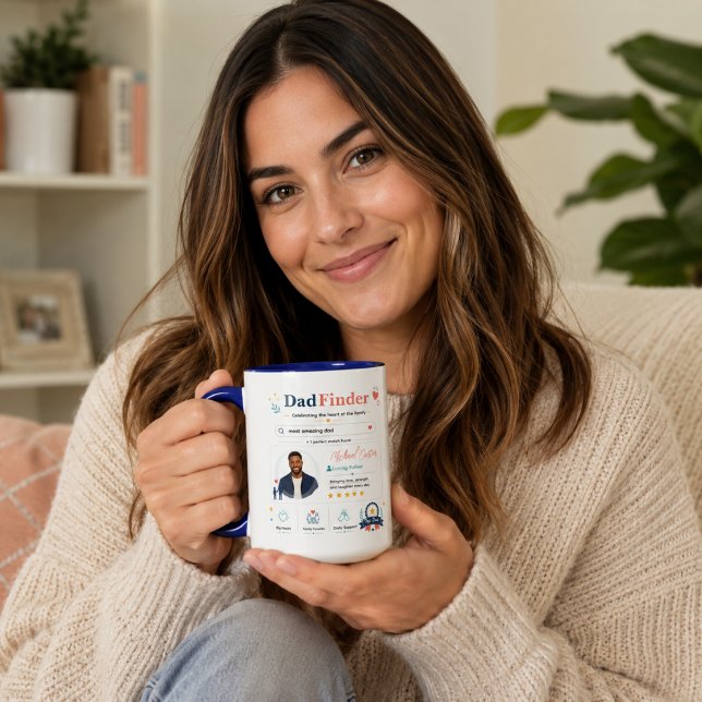 Colorful Dad Finder Father Appreciation Profile Mug (Colorful Dad Finder Father Appreciation Profile Mug
)