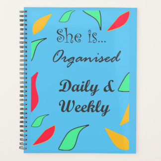 Colorful Daily and Weekly Personal Planner 2024