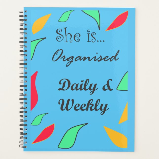 Colorful Daily and Weekly Personal Planner 2024 (Front)
