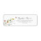 Colorful Dainty Wild Flowers Return Address 