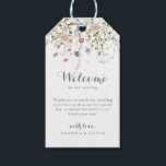 Colorful Dainty Wild Flowers Wedding Welcome Gift Tags<br><div class="desc">These colorful dainty wild flowers wedding welcome gift tags are perfect for a rustic wedding. The design features hand-painted watercolor beautiful pink,  blush,  blue,  navy,  yellow,  purple and green wild flowers.

These tags are perfect for hotel guest welcome bags and destination weddings.</div>