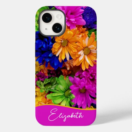 Colorful Daisies Floral Case_Mate iPhone 14 Case