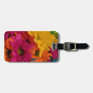 Colorful Daisies Luggage Tag