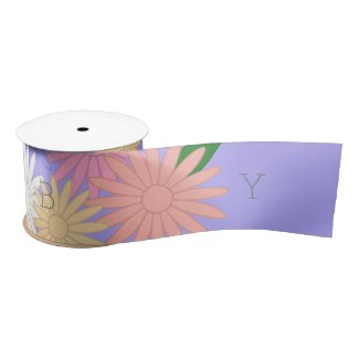 Colorful Daisies on Baby Purple