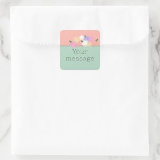 Colorful Daisies on Sill, Customizable 