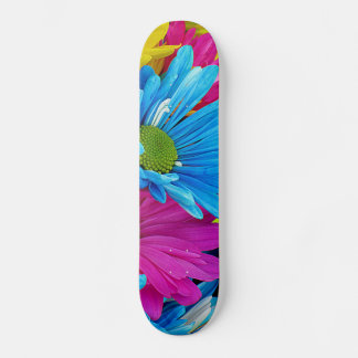 Colorful Daisies Skateboard Deck