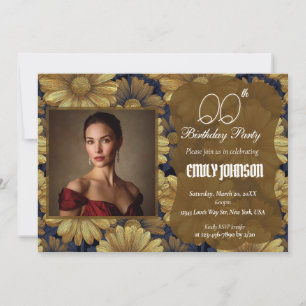 Colorful Daisy Birthday Gift For Teen Invitation