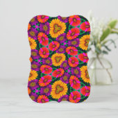 Colorful Daisy Bouquet Pattern (Standing Front)