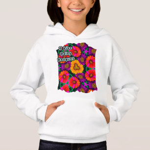 Colorful Daisy Bouquet Pattern Hoodie
