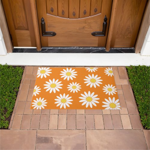 Colorful Daisy Doormat