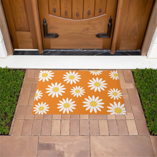 Colorful Daisy Doormat (Outdoor)