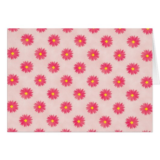 Colorful Daisy Pattern Cards (Front Horizontal)