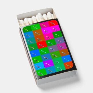 Colorful Daisy Squares, Abstract