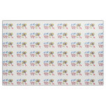 Colorful Dala Horses Fabric