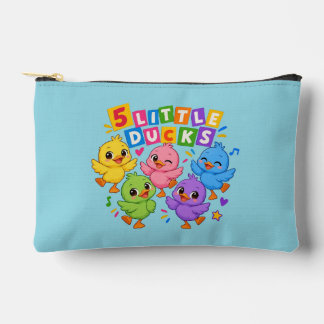 Colorful Dancing Five little ducks Accessory Pouch
