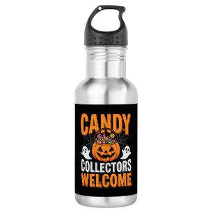 Colorful Dancing Skeletons Halloween Party Stainless Steel Water Bottle