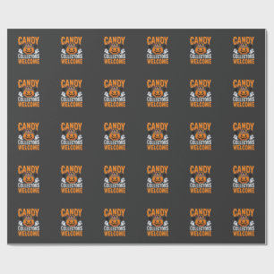 Colorful Dancing Skeletons Halloween Party Wrapping Paper
