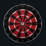 Colorful Dart Board in Black and Red<br><div class="desc">Dart board in cool colors instead of the usual red and black (or a photo where you can't see the targets). This is great for the game room or a teens bedroom. Colors range from crazy to subdued so you are sure to find the right fit. This dart board is...</div>