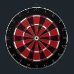 Colorful Dart Board in Black and Red<br><div class="desc">Dart board in cool colors instead of the usual red and black (or a photo where you can't see the targets). This is great for the game room or a teens bedroom. Colors range from crazy to subdued so you are sure to find the right fit. This dart board is...</div>