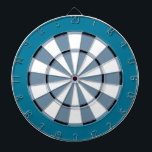 Colorful Dart Board in Blue<br><div class="desc">Dart board in cool colors instead of the usual red and black (or a photo where you can't see the targets). This is great for the game room or a teens bedroom. Colors range from crazy to subdued so you are sure to find the right fit. This dart board is...</div>