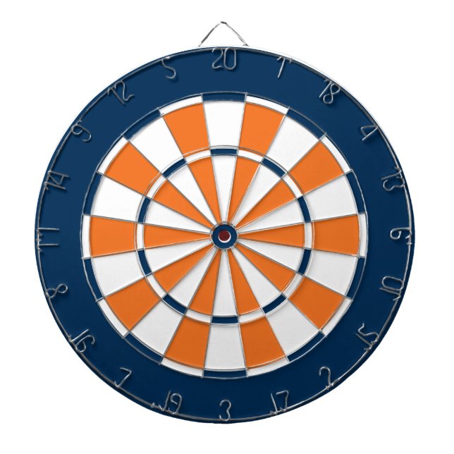Colorful Dart Board in Chicago colors (Front)