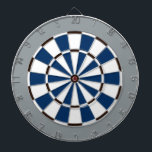Colorful Dart Board in Dallas colors<br><div class="desc">Dart board in Dallas colors.</div>