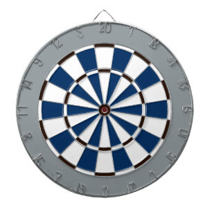 Colorful Dart Board in Dallas colors