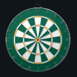 Colorful Dart Board in Green Bay colors<br><div class="desc">Dart board in Green Bay colors.</div>