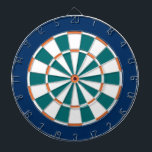 Colorful Dart Board in Miami colors<br><div class="desc">Dart board in Miami colors.</div>