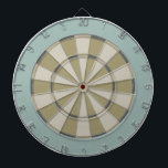 Colorful Dart Board in Muted Neutrals<br><div class="desc">Dart board in cool colors instead of the usual red and black (or a photo where you can't see the targets).
 This is great for the game room or a teens bedroom.
 Colors range from crazy to subdued so you are sure to find the right fit.</div>