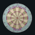 Colorful Dart Board in Muted Tones /Customizable<br><div class="desc">Dart board in cool colors instead of the usual red and black (or a photo where you can't see the targets).
 This is great for the game room or a teens bedroom.
 Colors range from crazy to subdued so you are sure to find the right fit.</div>