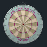Colorful Dart Board in Muted Tones /Customizable<br><div class="desc">Dart board in cool colors instead of the usual red and black (or a photo where you can't see the targets).
 This is great for the game room or a teens bedroom.
 Colors range from crazy to subdued so you are sure to find the right fit.</div>