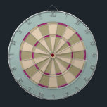 Colorful Dart Board in Muted Tones with color pop<br><div class="desc">Dart board in cool colors instead of the usual red and black (or a photo where you can't see the targets).
 This is great for the game room or a teens bedroom.
 Colors range from crazy to subdued so you are sure to find the right fit.</div>