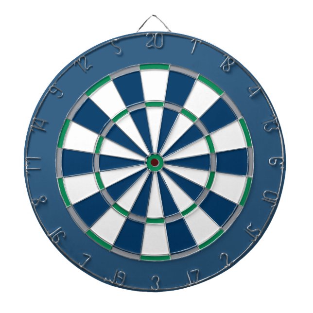 Colorful Dart Board in Seattle colors (Front)