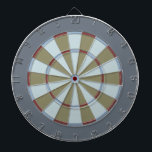 Colorful Dart Board in Subdued Colors Gray dark<br><div class="desc">Dart board in cool colors instead of the usual red and black (or a photo where you can't see the targets). This is great for the game room or a teens bedroom. Colors range from crazy to subdued so you are sure to find the right fit. This dart board is...</div>