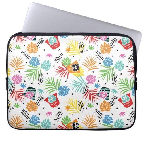 Colorful Darth Vader Tropical Floral Pattern Laptop Sleeve