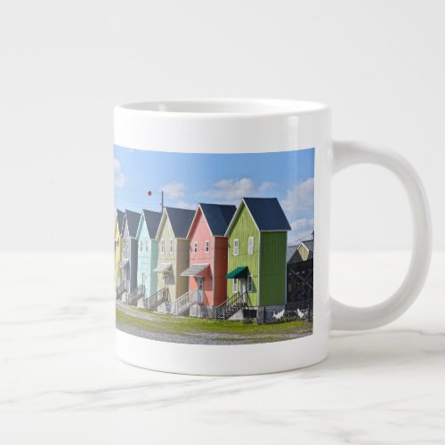 Colorful Dauphin Island Houses Alabama Giant Coffee Mug