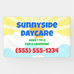 Colorful Daycare Custom Banner