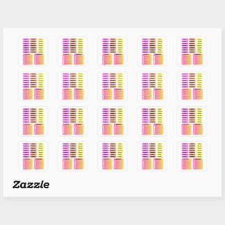 Colorful Days of the Week Sticker Sheet with To Do