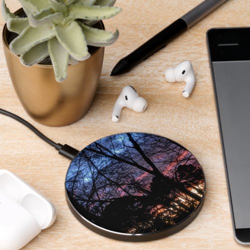 Colorful December Sky Wireless Charger