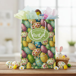 Colorful Decorated Easter Eggs ID1012 Medium Gift Bag