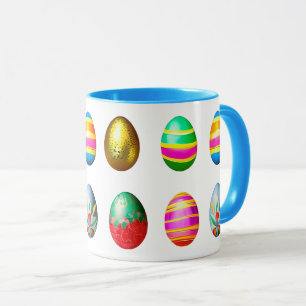 Colorful Decorated Easter Eggs Mug