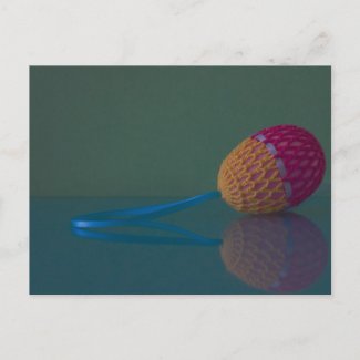 Colorful Decorative Easter Egg Postcard